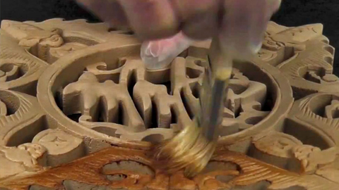 用于木纹的制动和铸造铸造