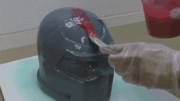 如何制作用于树脂Cosplay头盔的硅胶手套模具